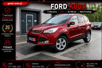 **Śliczna_Wiśniowa_Kuga_1.5_Benzyna_2016_Rok_Mały_Przebieg**